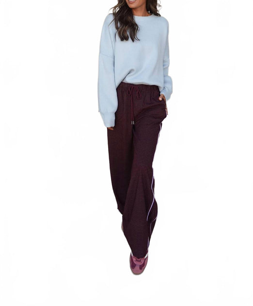 WISHLIST Slouchy Ribbed Neck Pullover Blau Medium 2