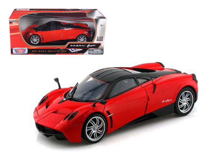 Motormax Pagani Huayra Diecast Car Red 1/18 3