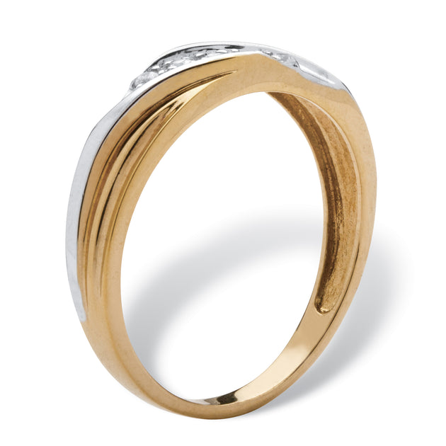 Palm Wedding Band Silver US 10 3