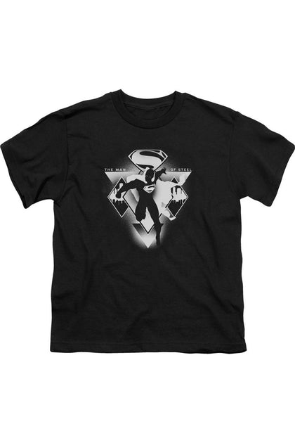 Gildan Batman V Superman Triple Diamond Youth T-Shirt Black Large 2
