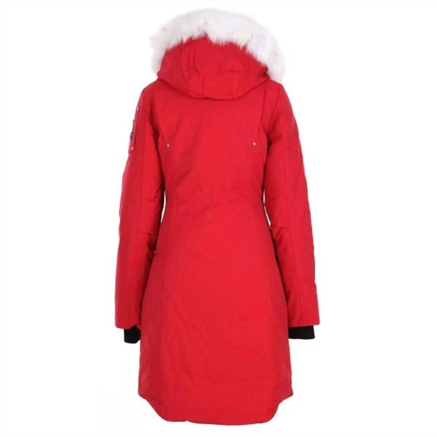 Moose Knuckles Stirling Hooded Parka Silver Small 4