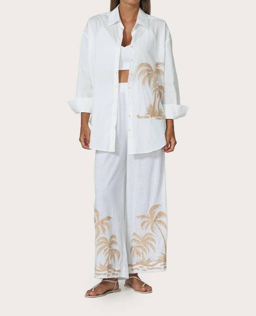 LUSANA Palma Bestickte Hose Multi Large 3