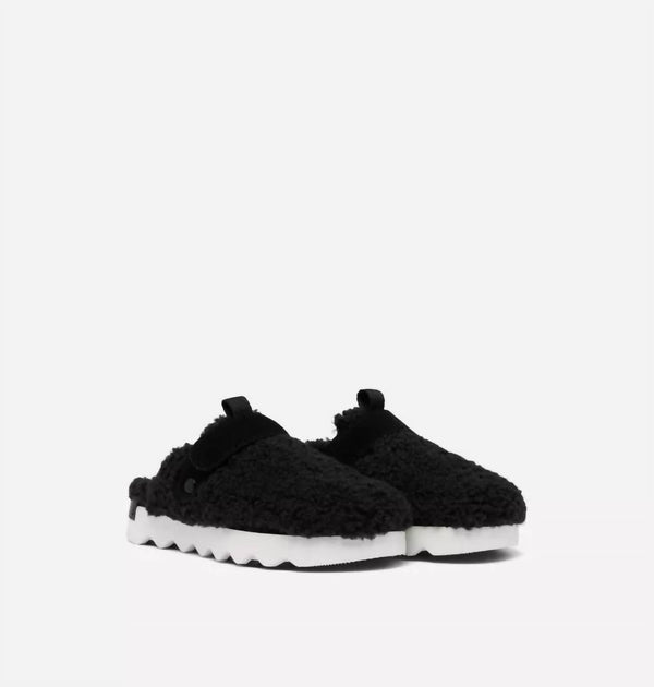 Sorel Viibe Cozy Clog Black/Sea Salt US 8.5 2