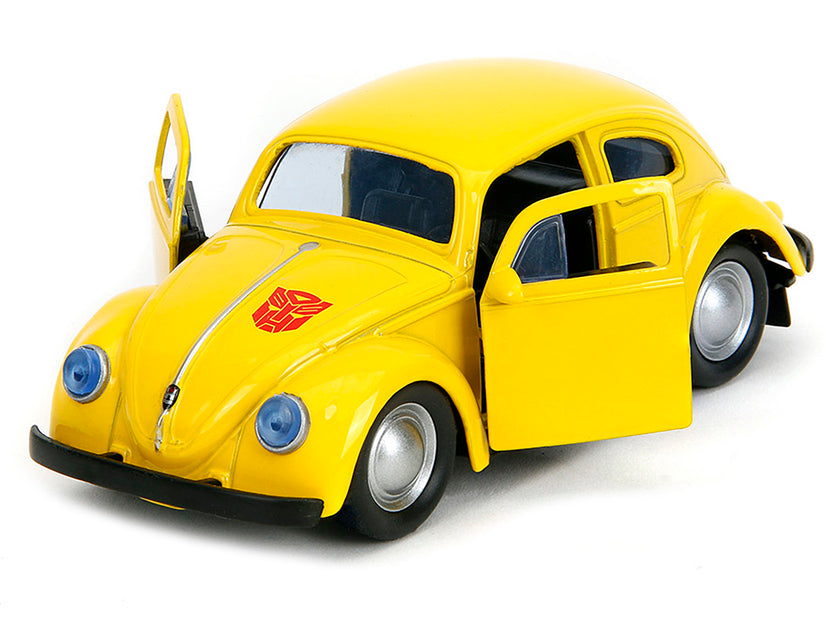 Jada Transformers Volkswagen Beetle Bumblebee Gelb 1/32 Modellauto 3