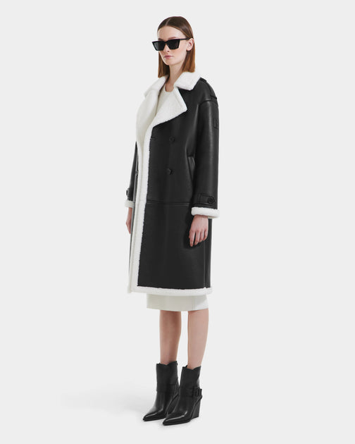 Rudsak Darcy Women's Trench Coat Black Medium 3