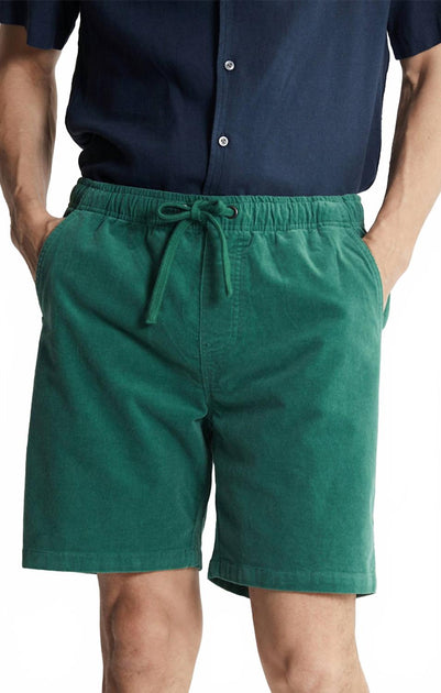 JACHS NEW YORK Corduroy Pull On Short Green Large 4
