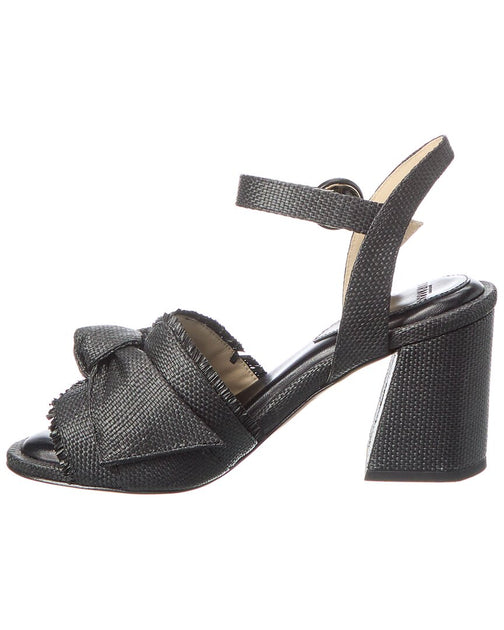 Alexandre Birman Maxi Clarita Raffia 75 Sandal Grey EU 39 3