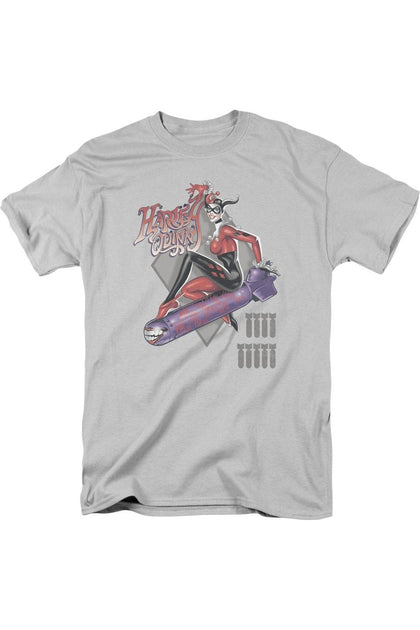 Gildan DC Comics Harley's The Bomb T-Shirt Grey XXL 2