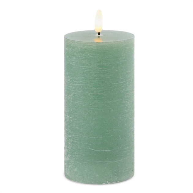 Hivvago FIA Wick Pillar Candle Green 4