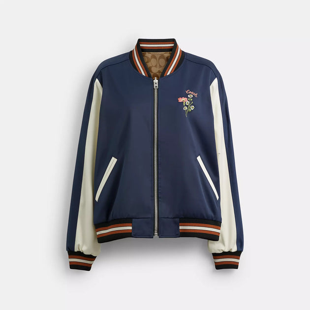 希少 COACH Reversible Floral Jacket ブルゾン 1f5e1807a4504f44939550116b7924