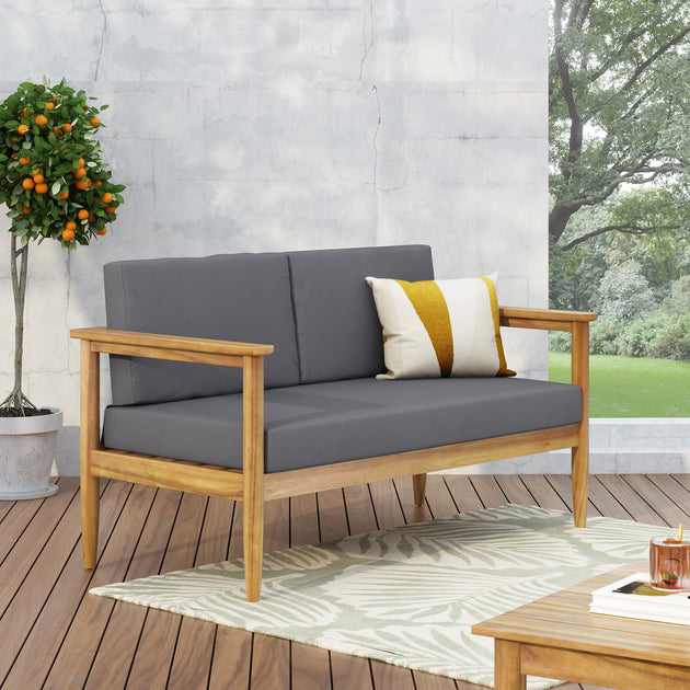 Streamdale Gavin Loveseat Brown 2