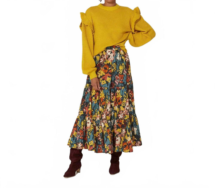 Cleobella Freya Ankle Skirt Multi Medium 2