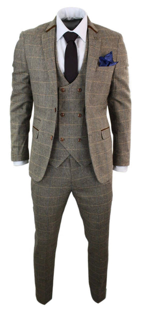 Oliver Tweed Blake 3 Piece Suit Brown US 50 Regular 3