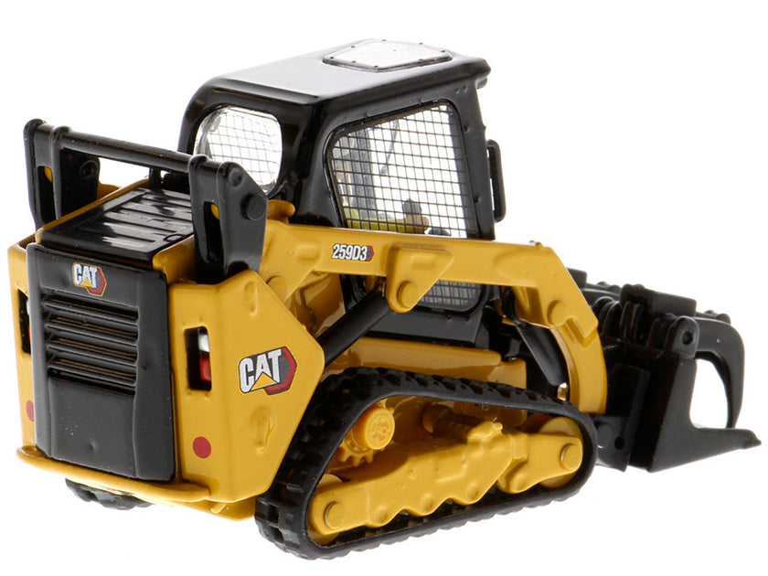 Diecast Masters CAT Caterpillar 259D3 Compact Track Loader Yellow 1/50 4