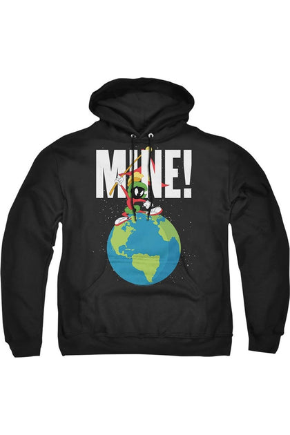 Gildan Looney Tunes Mine Hooded Sweatshirt Grey XXL 2