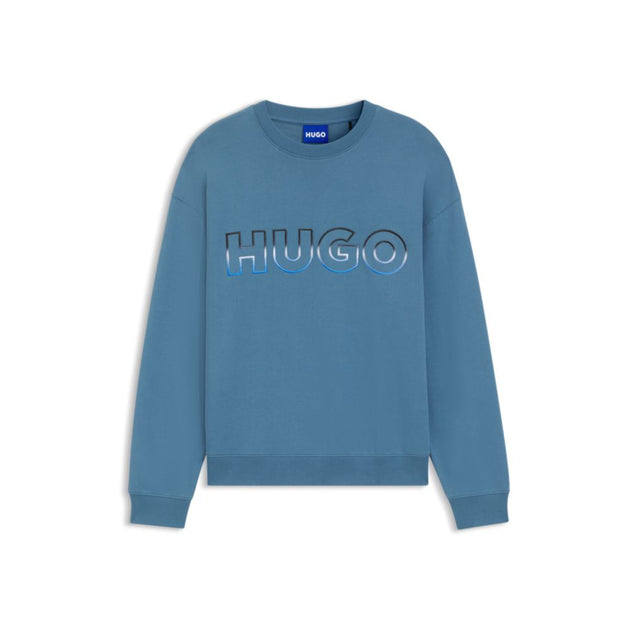 Sweatshirt en Coton-Éponge Hugo Boss Bleu Medium 2