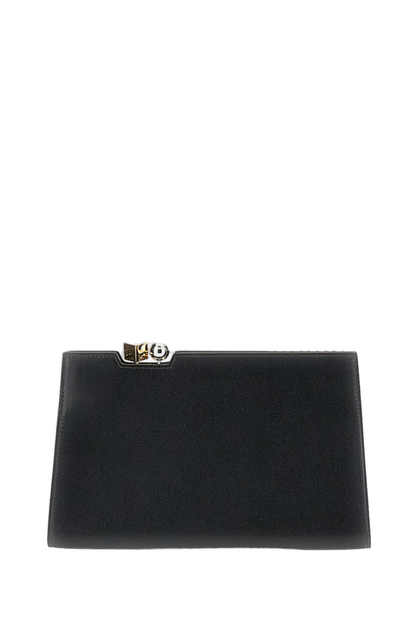 Jacquemus Le Salon Pochette Clutch Bag Black 4
