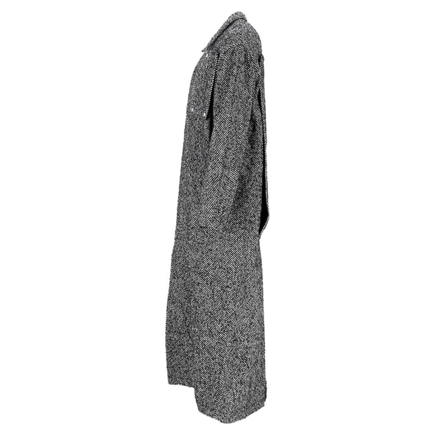 Off-White Herringbone Midi Coat Grey EU 46 3