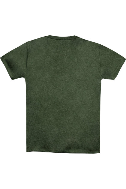 Gildan Batman Botanical Beauty Heather Tee Green Small 3