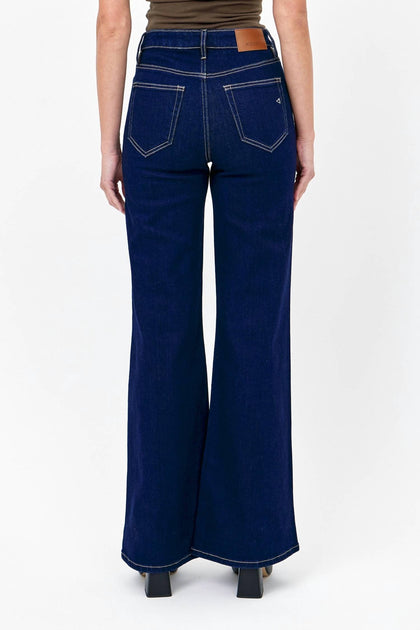 HIDDEN Happi High Rise Flare Jean Blue 28 3