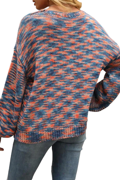 ePretty Space-Dye Strickpullover mit V-Ausschnitt Multi Large 3