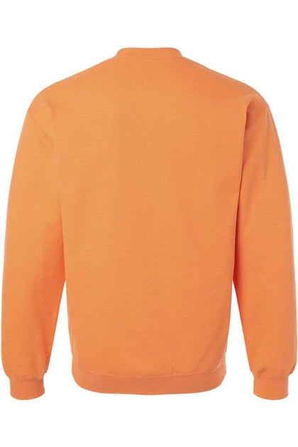 Gildan Softstyle Crewneck Sweatshirt Orange Small 3