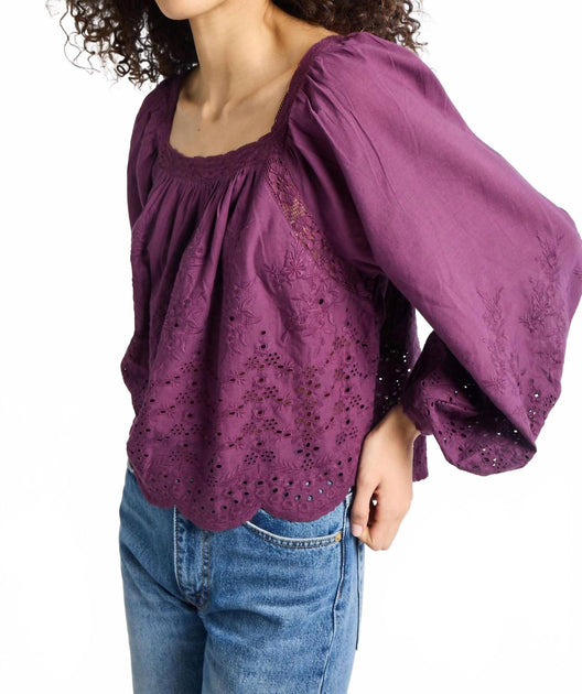 MILLE Maureen Top Purple Medium 4