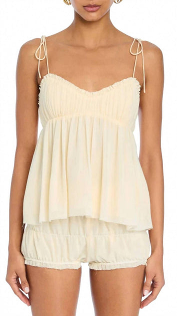 SER.O.YA Maven Tank Top Yellow Small 2