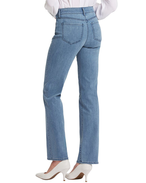 NYDJ Marilyn Delray Straight Leg Jeans Blau US 16 3