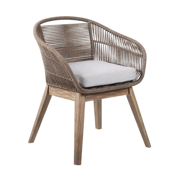 Hivvago Outdoor Dining Chair Gray 2