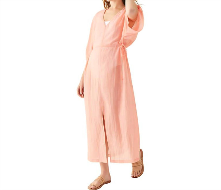 MERSEA Breezy Kaftan Dress Pink S/M 2