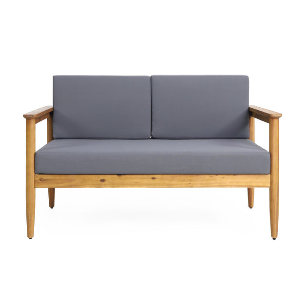 Streamdale Gavin Loveseat Brown 3