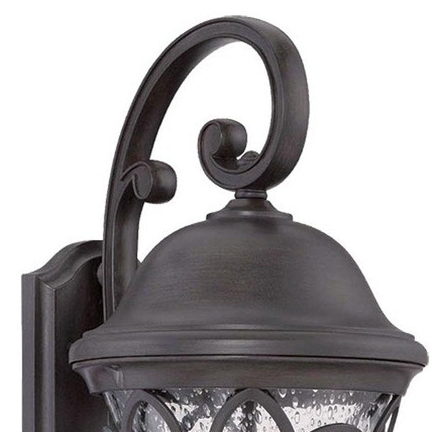 Applique murale en forme de calice noire Hivvago 3