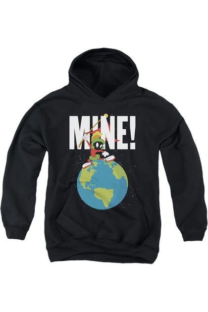 Gildan Looney Tunes Mine Youth Hooded Sweatshirt Black XL 2