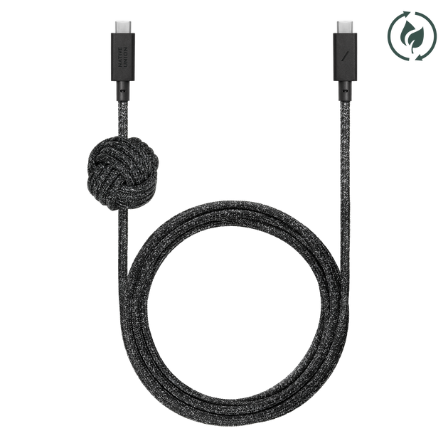 Native Union Anchor Cable 240W USB-C Black 10ft 2