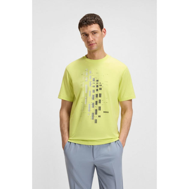 Boss Stretch-Cotton T-Shirt Green XXXL 4