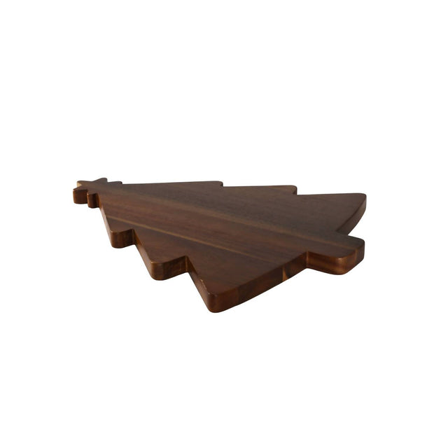 Creative Labs Holiday Tree Acacia Wood Board Brown 40.6 x 32.4 cm 3