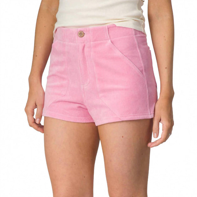 Reef All Day Stretch Corduroy Shorts Pink Small 2