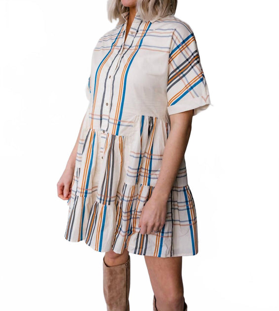 Aureum Delaney Shirt Dress Multi X-Small 4