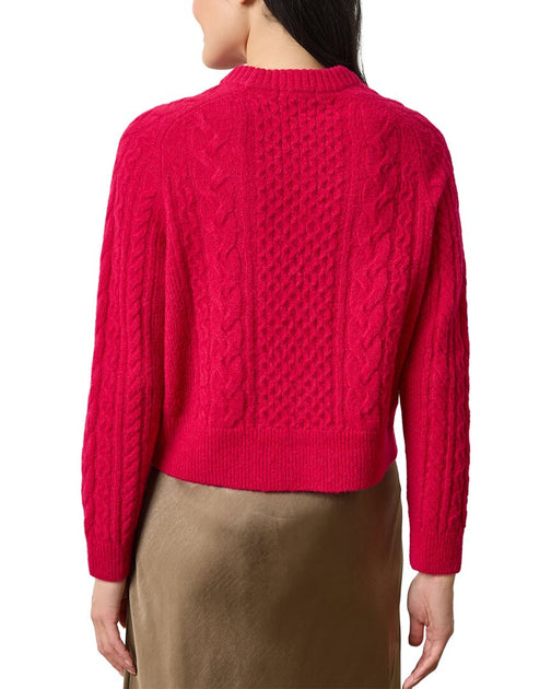 Lilla P Mixed Stitch Pullover Pink XS 3