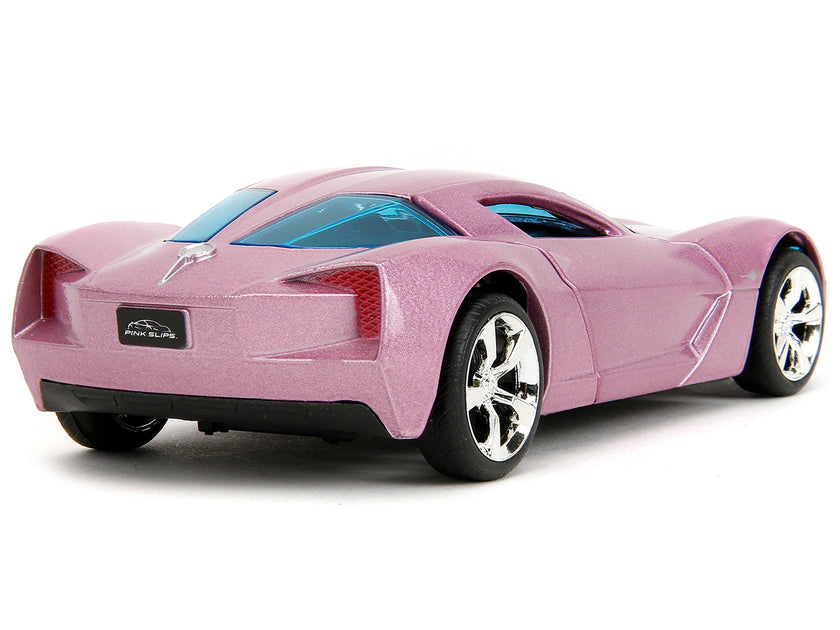 Jada 2009 Chevrolet Corvette Stingray Concept Pink Metallic 1/32 3