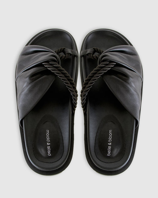 Belle & Bloom Whitehaven Slide Black US 9 2