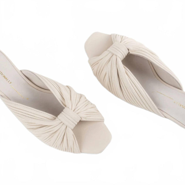 Intentionally Blank Curfew Kitten Heel White US 6 3