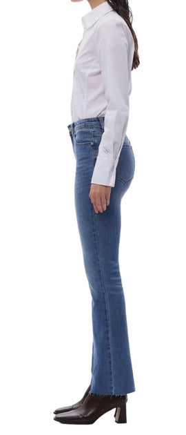 Oat New York Women's Bootcut Ankle Jeans Blue 28 4