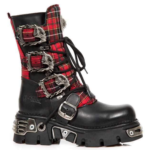 New Rock 391T-S1 Gothic Boots Grey EU 40 2