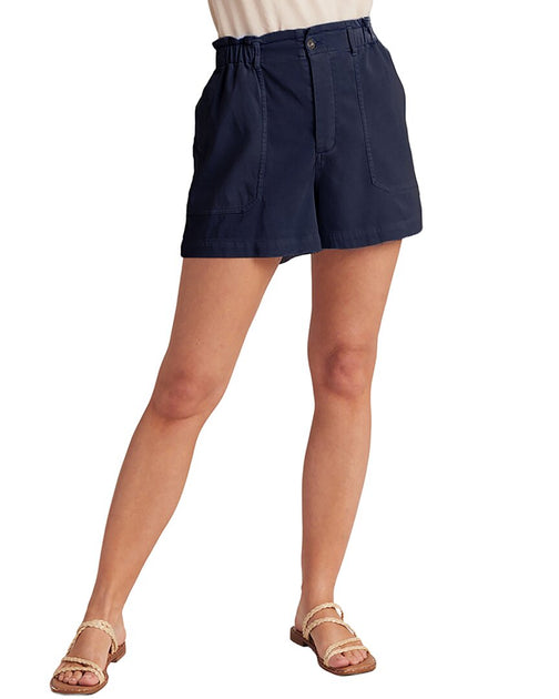 Bella Dahl Callie Ruffle Short Blue XLarge 2