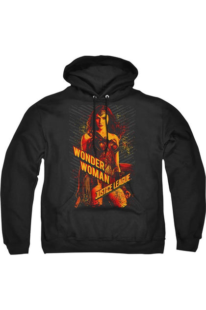 Gildan Sweat à Capuche Wonder Woman Noir Medium 2