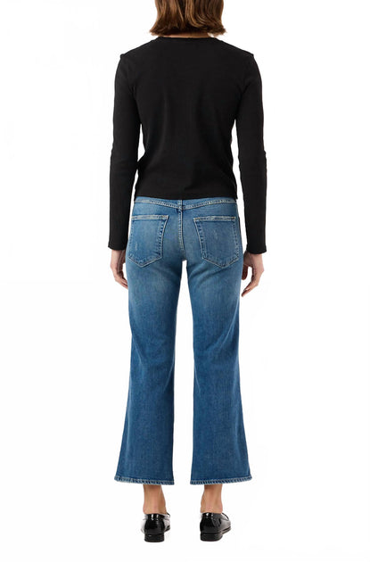 AMO Karla Crop Boot Jeans Blue 30 4