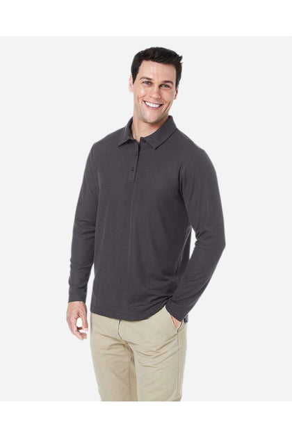 CORE365 Fusion ChromaSoft Poloshirt Grau XXL 4