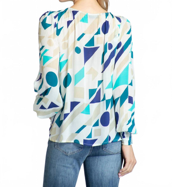 APNY Smock Pullover Top Multi Large 3